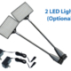 Dual LED light panels with power adapters