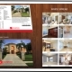 Real estate brochure featuring photos of a house
