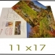 11x17 real estate brochures with house photos