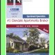 Real estate flyer showing sold Glendale apartments