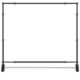 Adjustable black photography backdrop stand frame