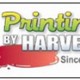 Printing by Harvey logo with paint roller