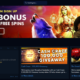 Casino banner: 675% bonus and free spins