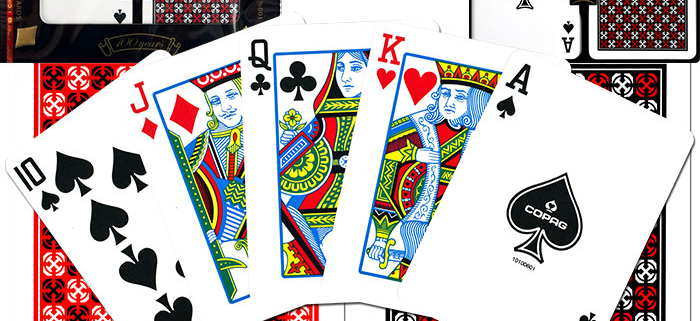 Copag branded plastic playing card deck