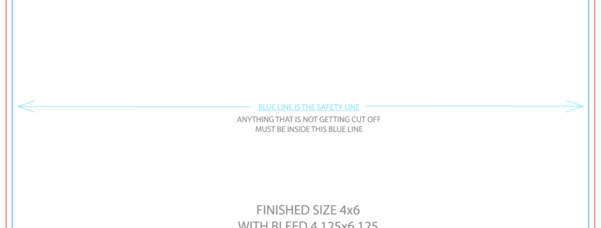 4x6 print bleed and safety guidelines