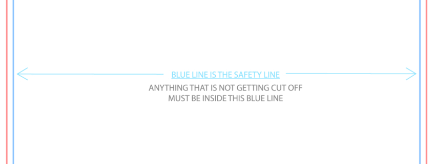 4x6 template showing trim and safety lines