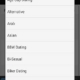 Mobile app listing dating site categories