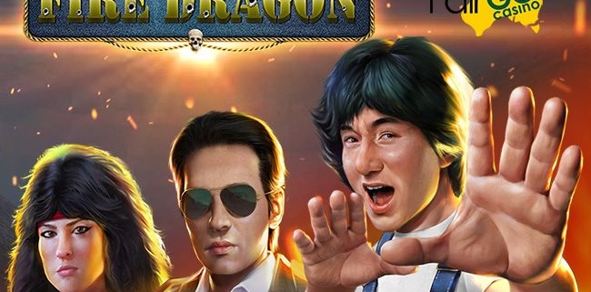 Fire Dragon slot game promotional banner