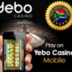 Yebo Casino mobile slot on smartphone