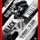 Black and white party flyer