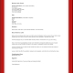 Business letter example page with red border