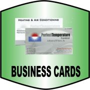 glossy business card