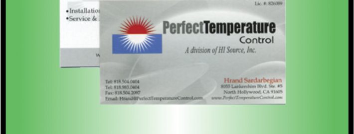 glossy business card