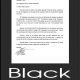 Black and white property management letterhead