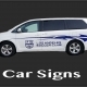 White minivan with Los Angeles Soccer Club logo