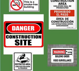 construction sign printing