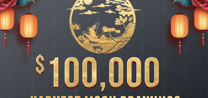 Harvest Moon $100,000 drawing poster