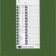 Weekly employee time card form