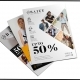 Fashion sale flyers with up to 50% off