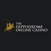 The Hippodrome Online Casino logo with horse The Hippodrome Online Casino logo with horse