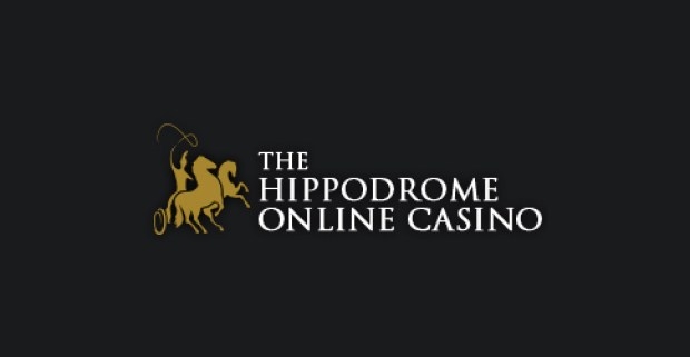 The Hippodrome Online Casino logo with horse
