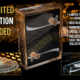 Limited edition gilded playing card deck in case