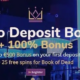 €5 no deposit bonus advertisement banner