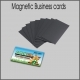 Green Fox magnetic business card on black magnets