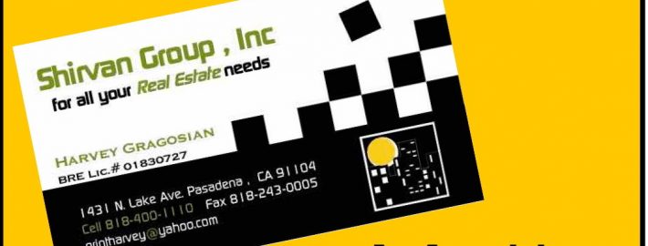 Matte business card mockup in black and yellow