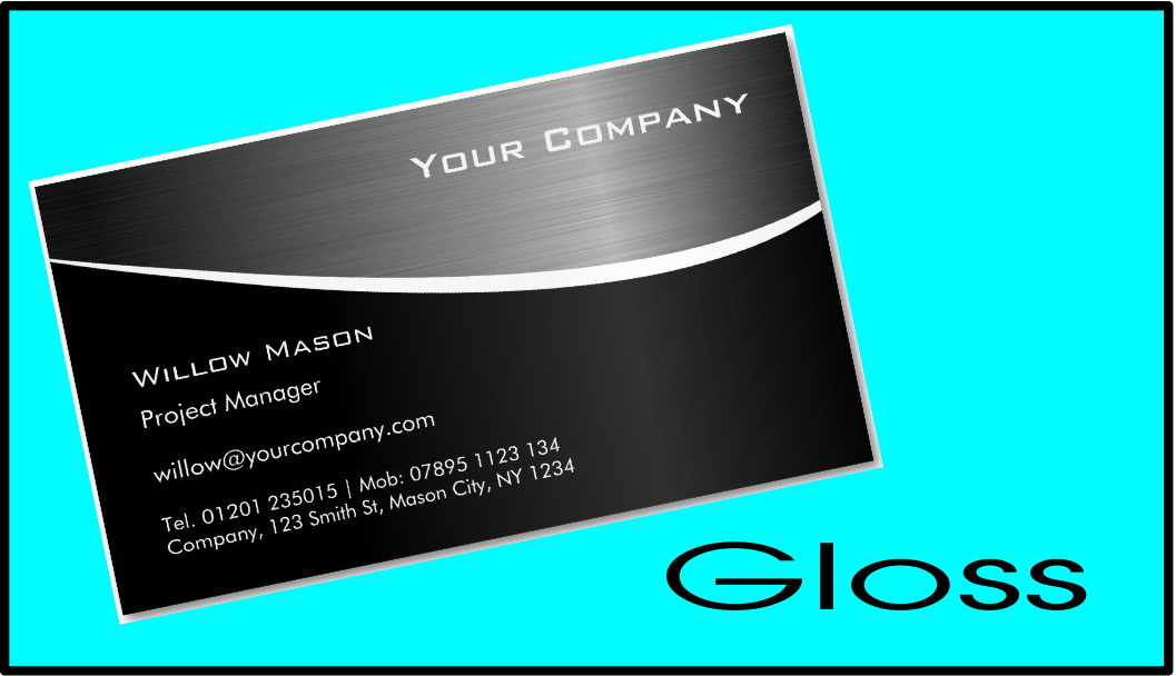 glossy business card printing los angeles ca