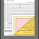 Four-part carbonless invoice forms
