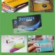 Collage of colorful business card samples