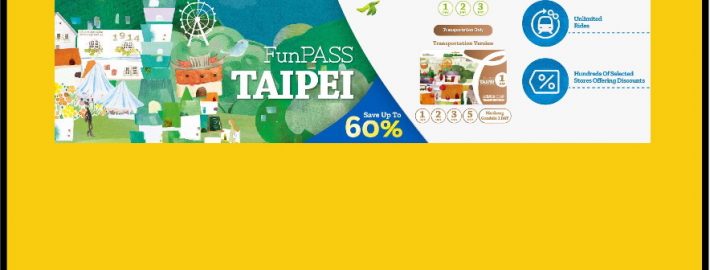 FunPASS Taipei travel pass promotional banner