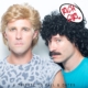 Hall & Oates tribute: two men in wigs