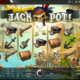 Pirate-themed online slot machine game screen