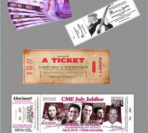 custom ticket printing