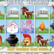 Greek-themed slot machine reels