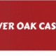Silver Oak Casino red banner with logos