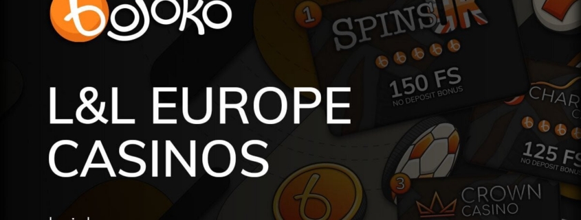 Bojoko L&L Europe Casinos promotional banner