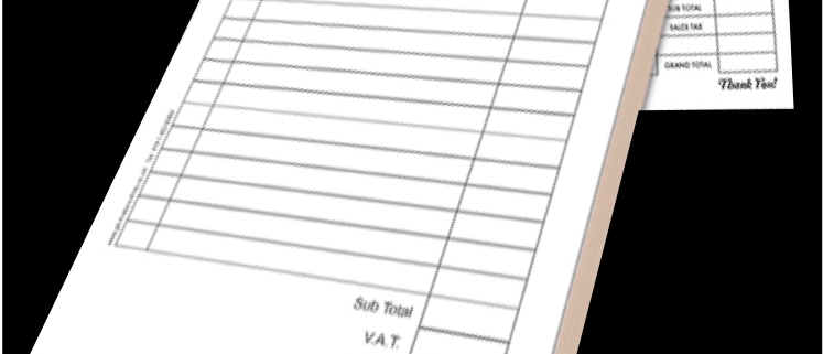 11-inch 2 and 3-part invoice order pad