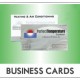 Heating and air conditioning business card