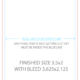 Business card trim, bleed, and safety guide