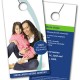 Preschool registration door hanger with mother and child