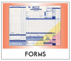 Blank business form template with fields