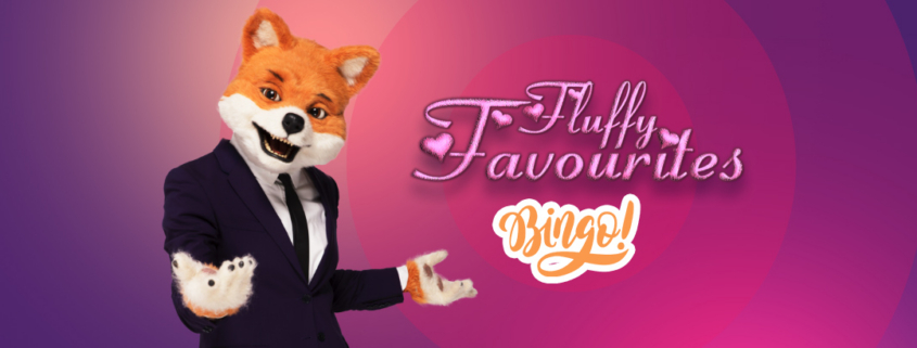 Fluffy Favourites Bingo mascot fox in suit