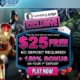Marvel superheroes casino $25 free bonus ad