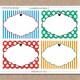 Blank printable Mickey Mouse food labels sheet
