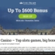 Euro Palace online casino $600 signup banner