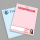 Keller Williams and Prudential notepads