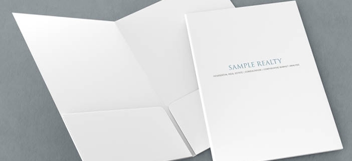 White menu mockup with unfolded sheet